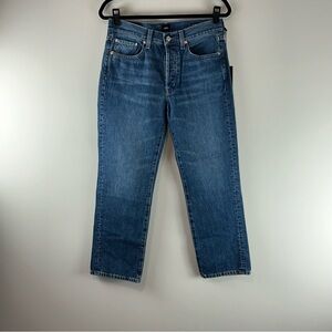Edwin Kali Ankle Women Cropped Jeans in Wipeout Size 28